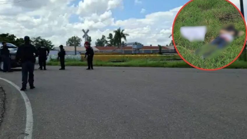 Dejan presunto narcomensaje: Asesinan a un hombre junto a las vías del tren en Navolato