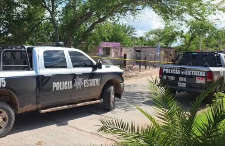 La escena del crimen fue acordonada para las indagatorias