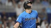 Foto ilustrativa de la nota titulada Stowers conecta jonrón y Marlins consiguen histórica limpia ante los Yankees