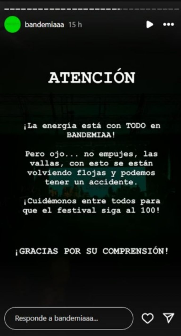 Mensaje de los organizadores 