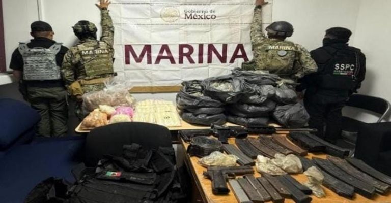 Parte de lo que se logró decomisar