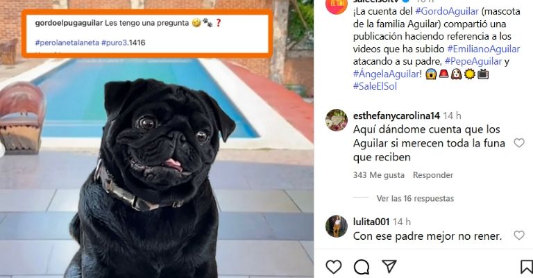 Pepe Aguilar se burla de Emiliano Aguilar con la familia y así les responde