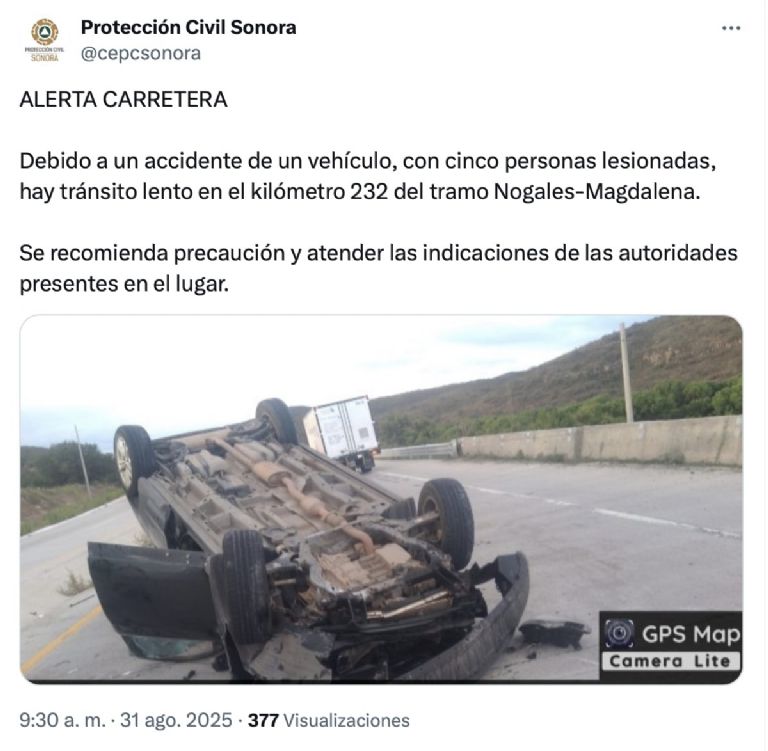 Los hechos ocurrieron la mañana de este domingo. Foto: Facebook