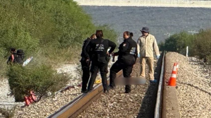 Hombre sufre trágico final en Nuevo León; cae de un tren y fallece luego de ser mutilado
