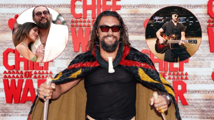 "¡Está tocando mi guitarra!", primer encuentro de Jason Momoa y su suegro, Ricardo Arjona