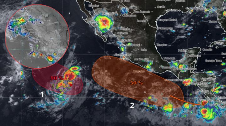 Desde el Pacífico el ciclón 'Henriette' surge ¿Cómo afectará a México la depresión tropical?