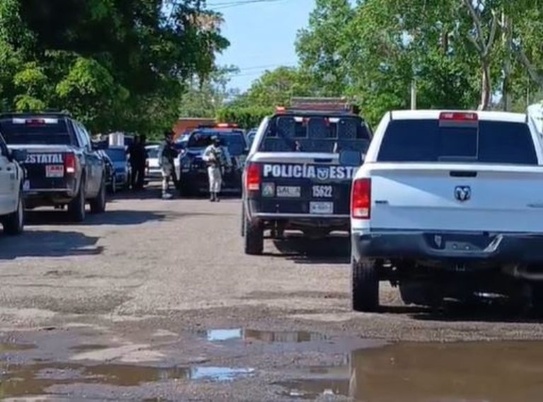 Efectivos militares y policiales se hicieron presentes en le sitio