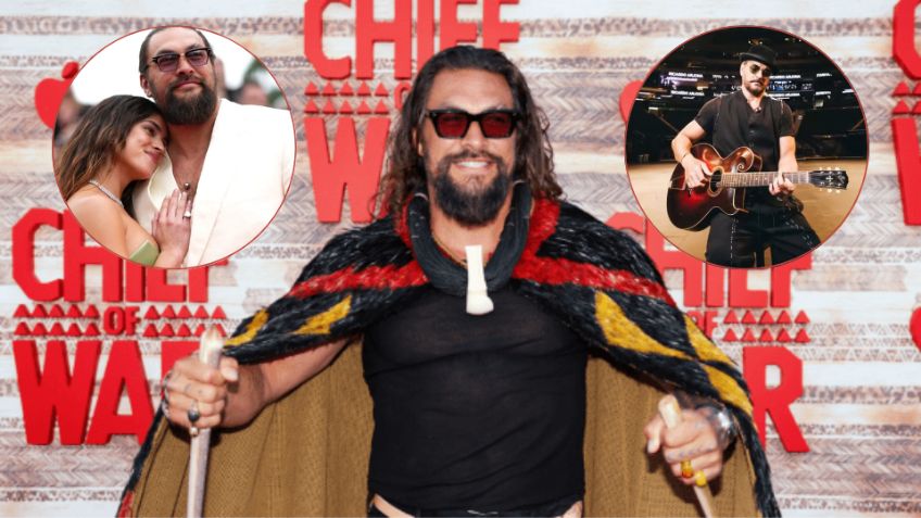 "¡Está tocando mi guitarra!", primer encuentro de Jason Momoa y su suegro, Ricardo Arjona