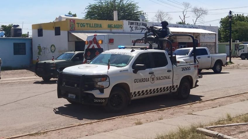 Capturan a tres miembros del crimen organizado en Ciudad Obregón; llevaban armas y droga
