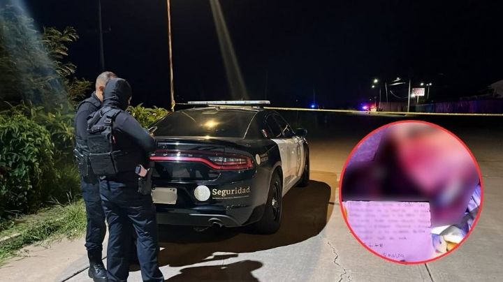 Dejan narcomensaje junto a un cuerpo en Culiacán; lo acusan de trabajar para La Chapiza