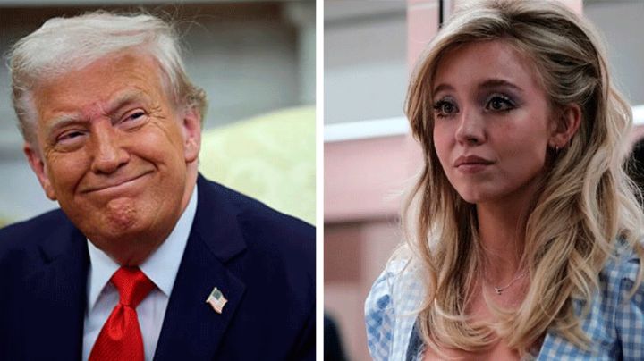 Trump defiende a Sydney Sweeney tras polémico anuncio y lanza críticas a Taylor Swift