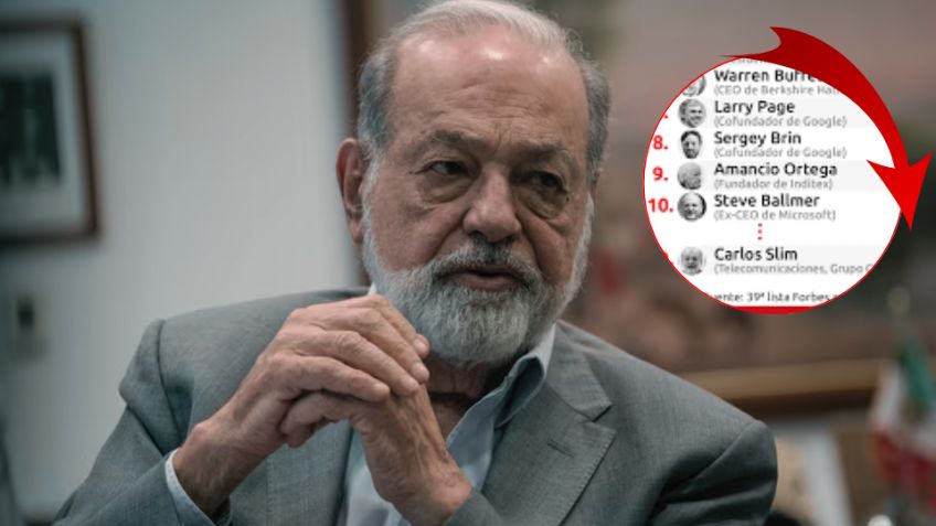 Carlos Slim, el hombre más rico de México, desciende en la lista de Forbes 2025