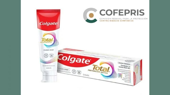 ¿Por qué Cofepris sacó del mercado la crema dental Colgate Total CLEAN MINT?