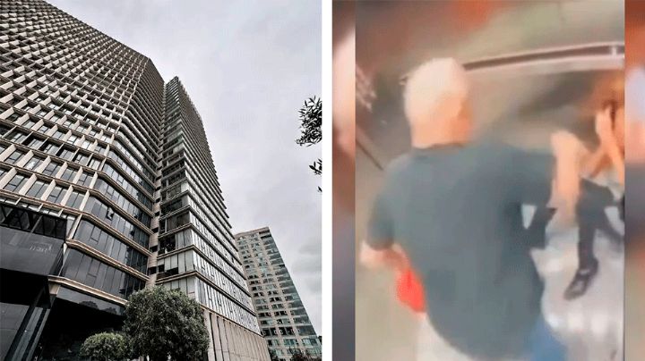 VIDEO: Agrede a mujer en ascensor en CDMX y se gana el apodo de 'Lord Elevador'