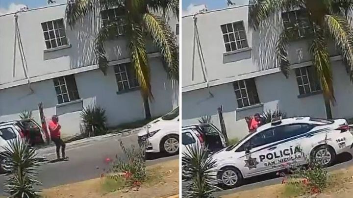 VIDEO: Policía le salva la vida a una mujer que se ahogaba con un totopo en Nuevo León