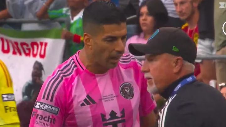 Caos en la final de la Leagues Cup; tras discusión, Luis Suárez escupió a la cara de un rival