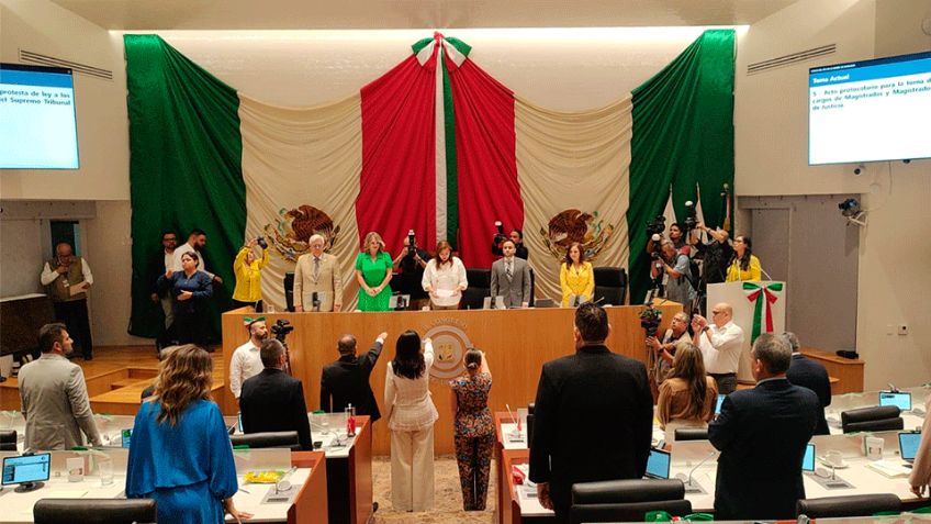 Rinden protesta los nuevos jueces y magistrados de Sonora en el Congreso del Estado