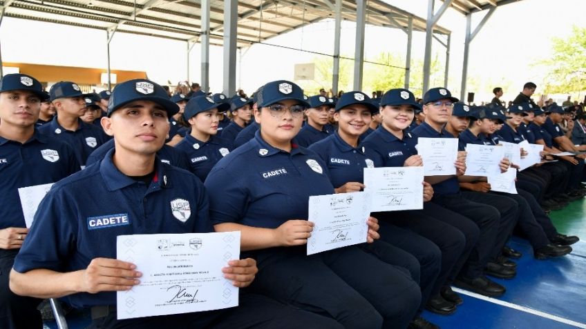 Egresan 155 cadetes de la Universidad de la Seguridad Pública; se sumarán a la PESP