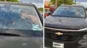 Foto ilustrativa de la nota titulada: VIDEO: Automovilista intenta atropellar a pareja durante altercado y huye en Yucatán