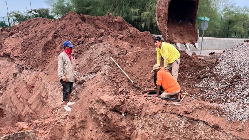 Tormenta 'Lorena' provoca la formación de más de 10 socavones en Ciudad Obregón