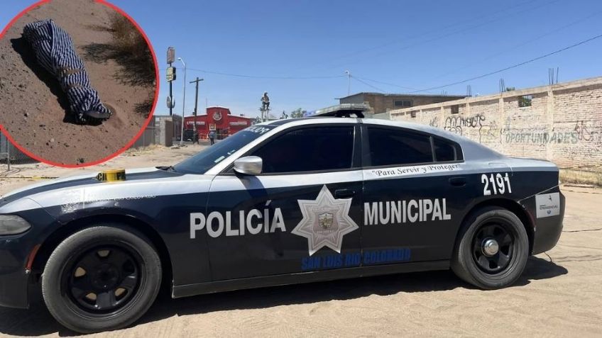 Encuentran cuerpo encobijado a un costado de una carretera en San Luis Río Colorado