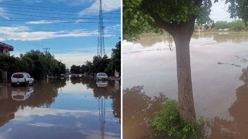 Cajeme: Pueblo Yaqui sufre inundaciones por lluvias, habitantes piden apoyo