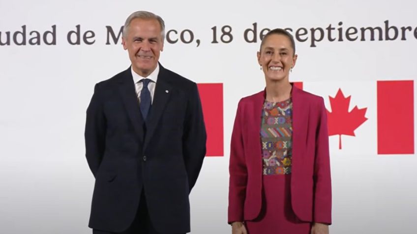 Sheinbaum y primer ministro de Canadá acuerdan plan; incluye combate a grupos criminales y T-MEC