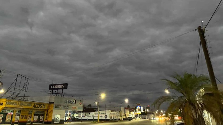 Clima en Sonora: Advierten por LLUVIAS FUERTES para HOY en la NOCHE; en estas regiones lloverá