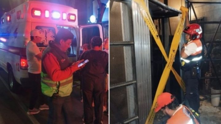 Accidente en CDMX: Elevador cae desde un tercer piso en la Condesa y deja 6 víctimas