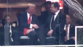 Foto ilustrativa de la nota titulada: Trump y Elon Musk se dan la mano en reencuentro del funeral de Charlie Kirk