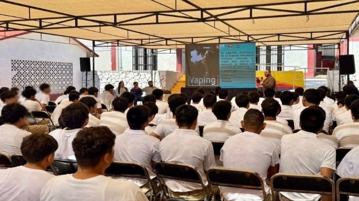 Advierte la Secretaría de Seguridad Pública de Sonora a estudiantes sobre uso de vapeadores