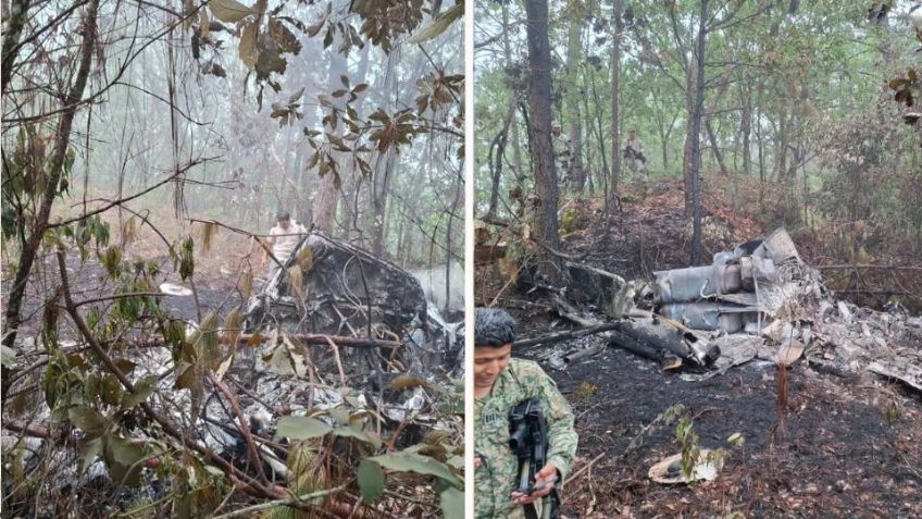 Localizan helicóptero de CFE que se desplomó en la serranía de Jalisco; hay dos muertos