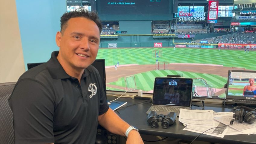 De Jugador a Cronista: Luis Alfonso Cruz disfruta ahora narrando los partidos de los Dodgers