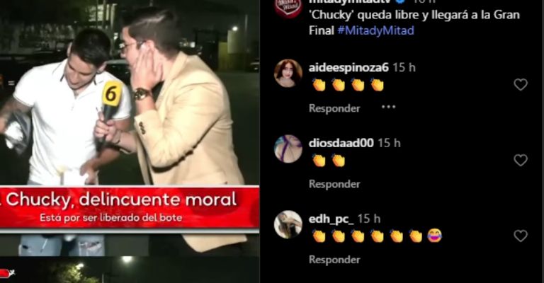 El Chuky es liberado de prisión y lo transmiten en vivo