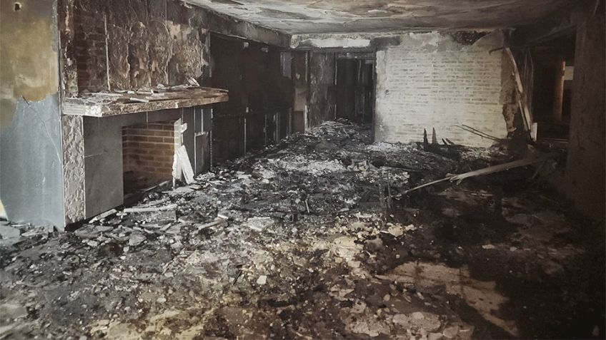 Sonora: Incendio arrasa con la vivienda del exalcalde de SLRC Ignacio Guzmán Gómez (FOTOS)