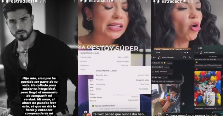 Christian Estrada desmiente a Ferka y expone presuntas pruebas de que paga pensión