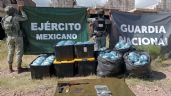 Foto ilustrativa de la nota titulada: Criminales huyen y dejan abandonados 70 kilos droga y un 'cuerno de chivo' en Nogales