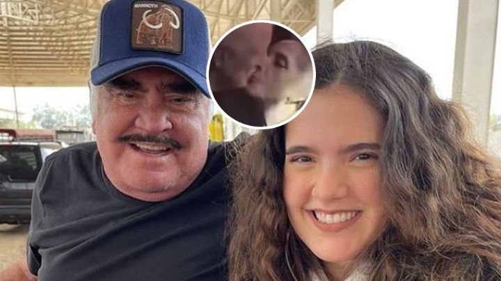 Nieta de Vicente Fernández defiende que en su familia se den besos en la boca: "Es de amor"