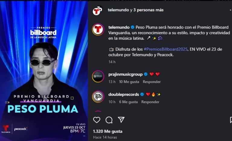 Publicación de Telemundo