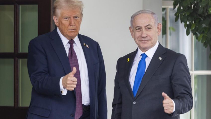 Trump recibe a Netanyahu, primer ministro israelí, y afirma "tener confianza" en un acuerdo sobre Gaza