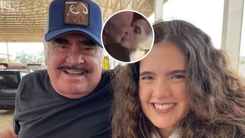 Nieta de Vicente Fernández defiende que en su familia se den besos en la boca: "Es de amor"