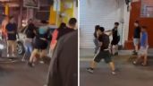 Foto ilustrativa de la nota titulada: Captan en VIDEO riña campal entre vendedores de la Plaza de la Tecnología en Monterrey