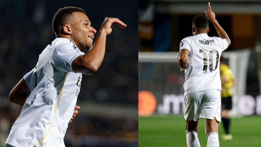 Mbappé se anota hat-trick en la victoria aplastante del Real Madrid en la Champions League