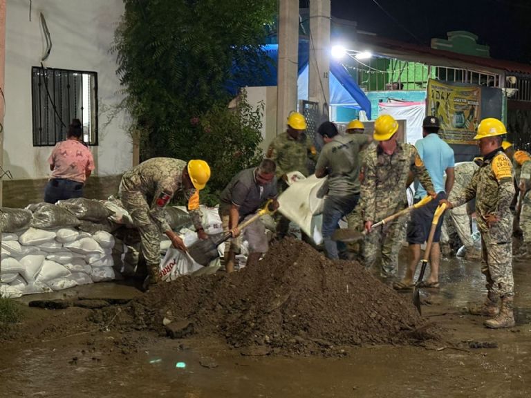 Fotografía de los trabajos que realizan en La Caridad