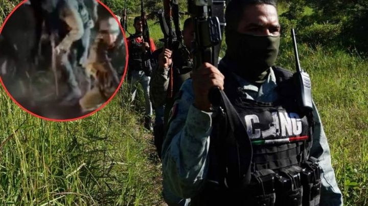 Sicarios colombianos del CJNG exhiben cadáver de sicario y lanzan amenaza en Michoacán