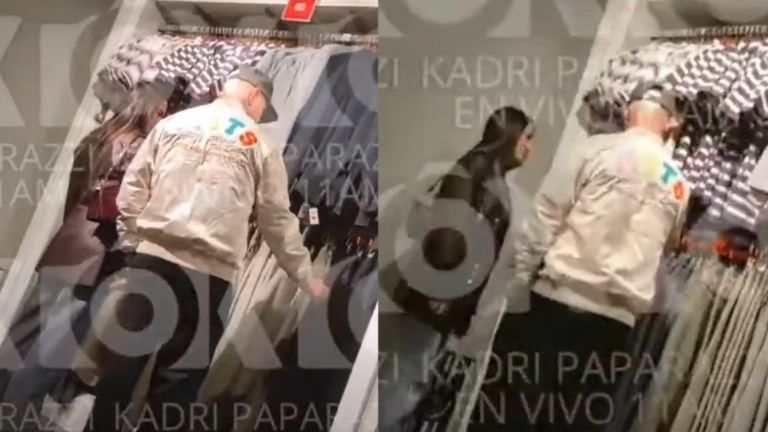 Captaron a Erik Rubín con una misteriosa mujer