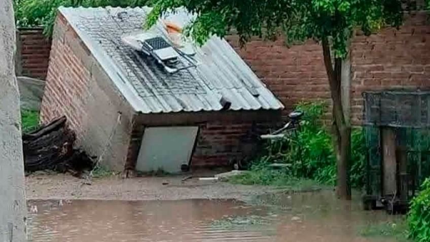 Paso de 'Lorena' causa derrumbe de casa y muere danzante pascola; etnia mayo pide vivienda segura