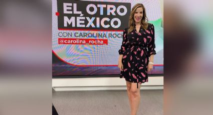 Desde 'Hechos', Carolina Rocha alegra todo TV Azteca con su vibrante vestido