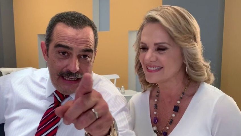 Érika Buenfil, sin pena alguna, es captada mientras hace tremenda escena de celos a Omar Fierro