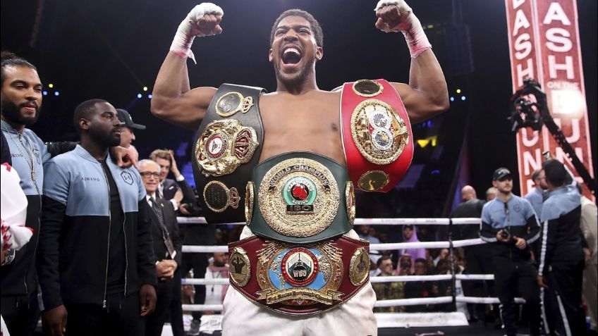 Anthony Joshua regresa a la acción el 12 de diciembre y sería con público en las gradas